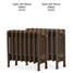 CI-CLA353-15-16 - Classic 4 Column Cast Iron Radiator H353mm x W224mm CI-CLA353-15-16 - Classic 4 Column Cast Iron Radiator H353mm x W224mm